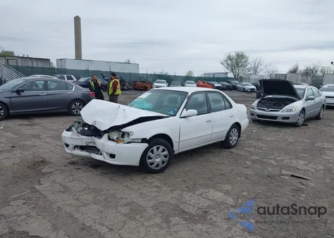 2002 Toyota Corolla Le from USA, damaged, VIN 2T1BR12E02C543385